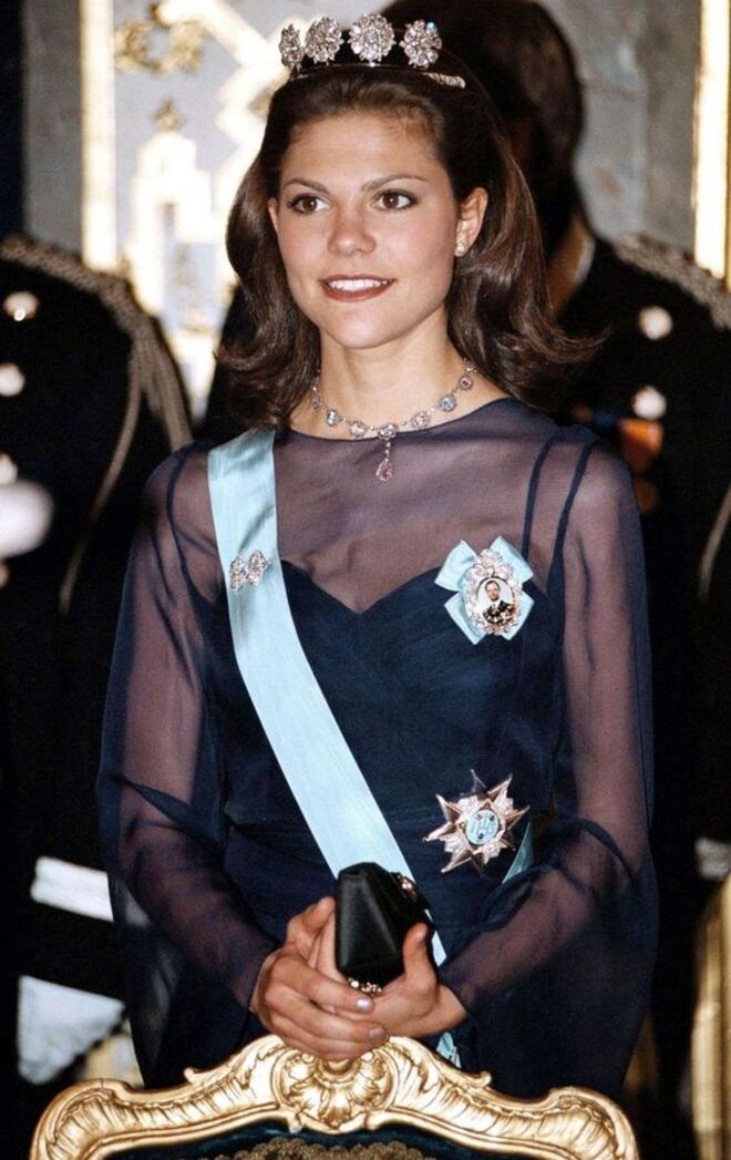 Princesa em 1997, ano em que foi diagnosticada com anorexia