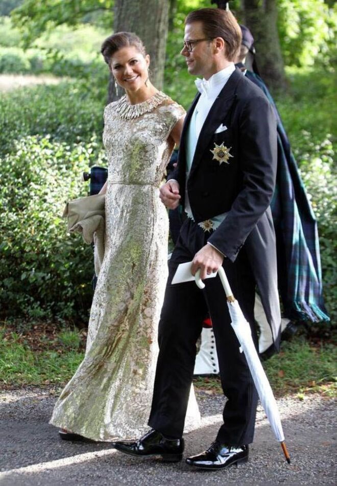 No casamento do seu primo Gustaf Magnuson com Vicky Andren