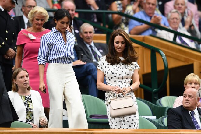 Megham Markle, Duquesa de Sussex e Kate Midleton, Duquesa de Cambridge