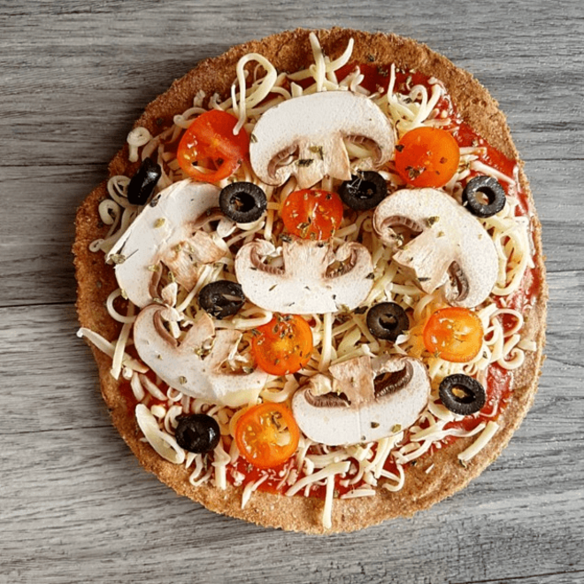 WT Fit | Pizza Fit Integral De Cogumelos