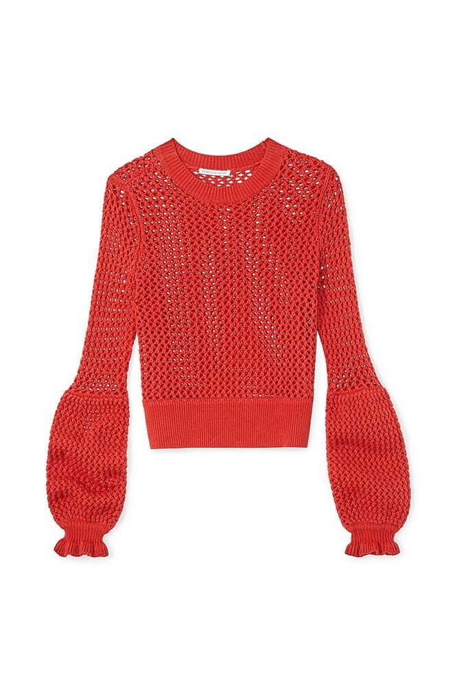 Camisola em malha, €50,76, antes €126,91, Rebecca Minkoff, shopbop.com