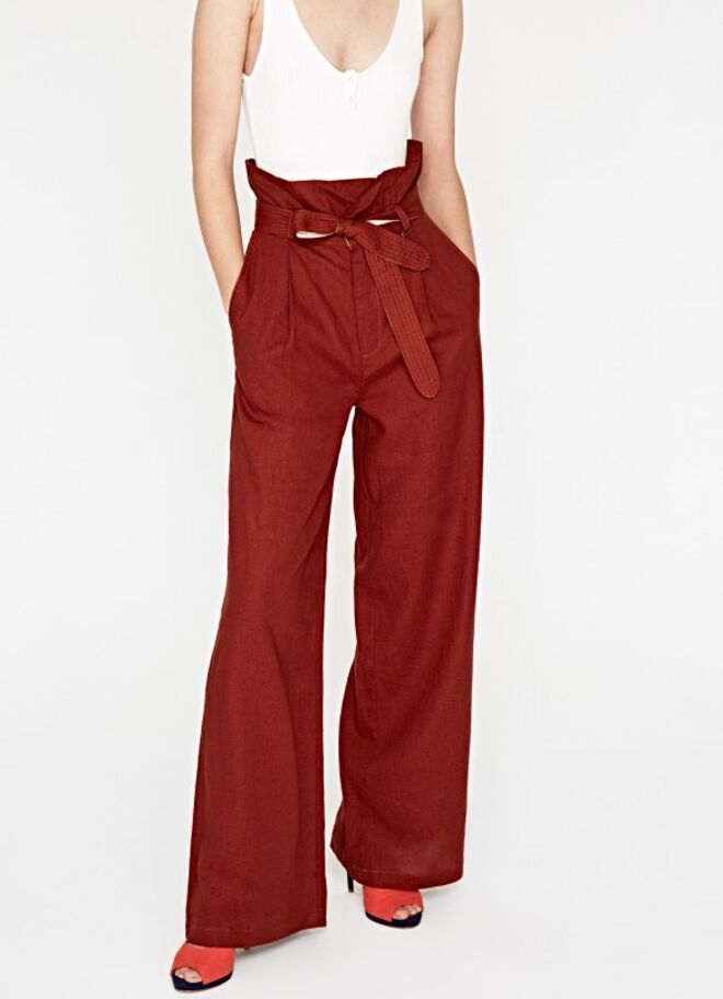 Calças palazzo Celin, €54, antes €89,90, Pepe Jeans