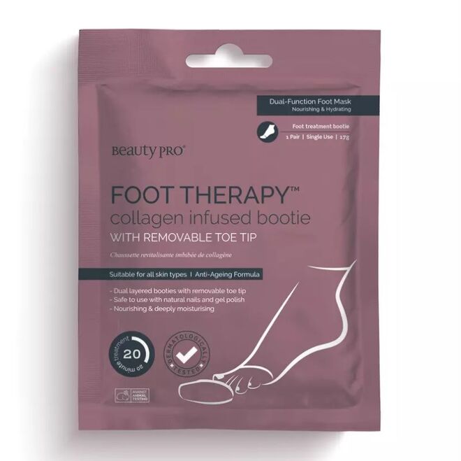 Máscara com efeito anti-envelhecimento com tratamento removivel para as unhas do pé, €5,94, Beauty Pro, feelunique.com