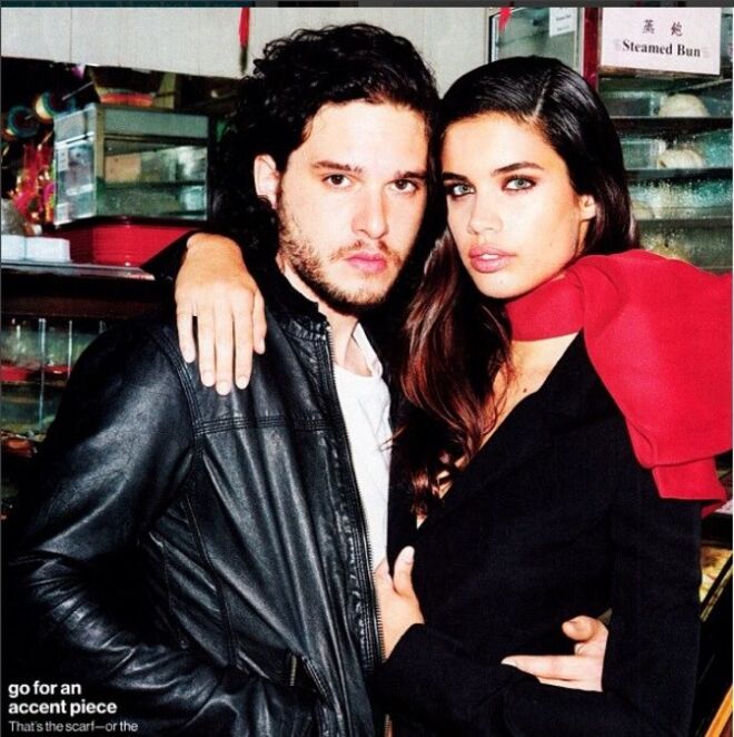 2013 | Editorial na revista americana Glamour, ao lado de Kit Harrington 