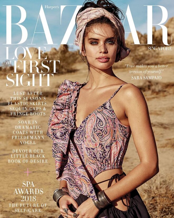 2018 | Capa da Harper’s Bazaar Singapura