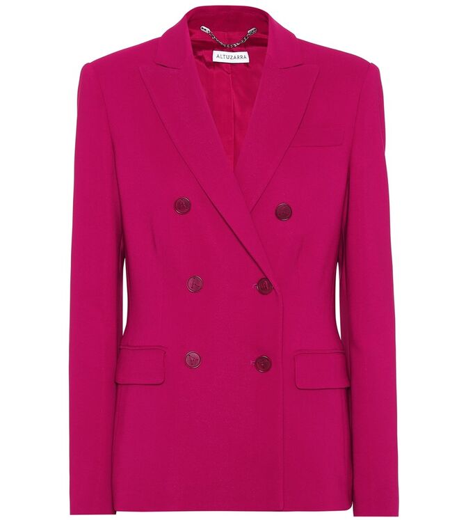 Blazer rosa, €1.450, Altuzarra, mytheresa.com