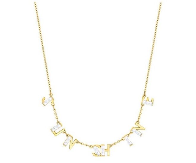 Colar Sunshine banhado a ouro com cristais, €39,50, antes €79, Swarovski