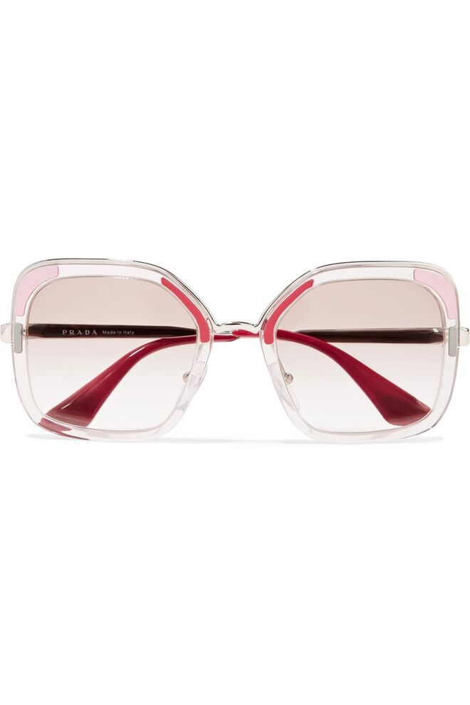 Óculos em acetato, €315, Prada