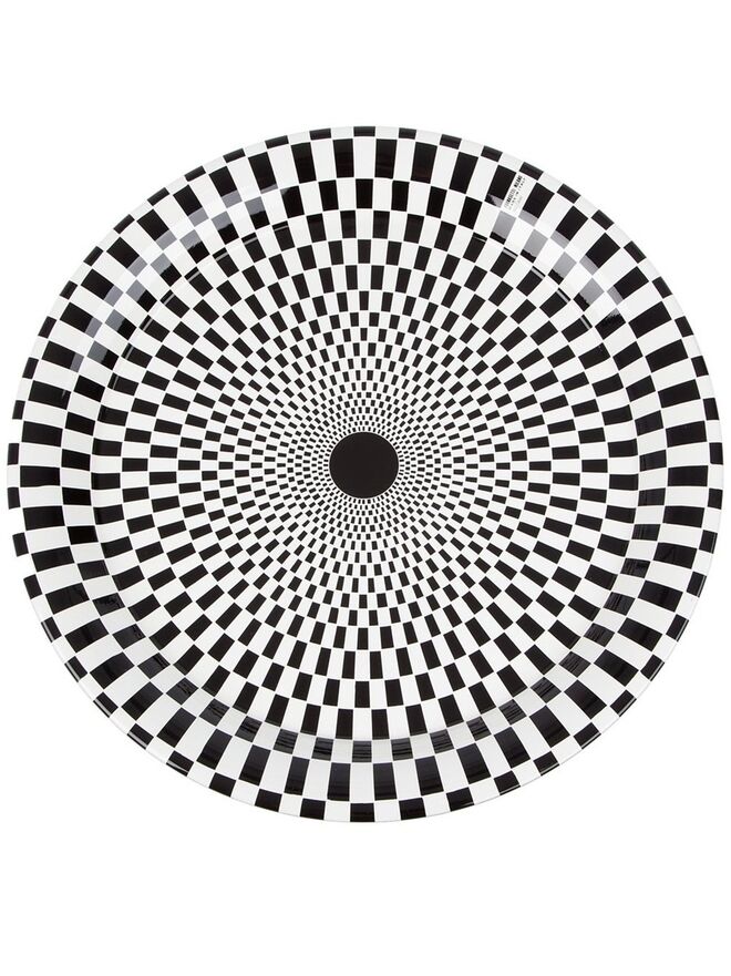 Bandeja em metal, €374, Fornasetti 