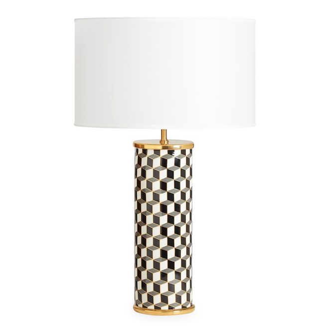 Candeeiro Carnaby em porcelana, €450, Jonathan Adler