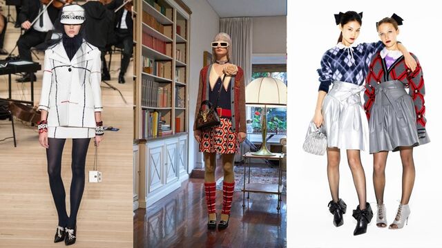 Quanto mais curtas, melhor (Chanel, Gucci, Miu Miu)