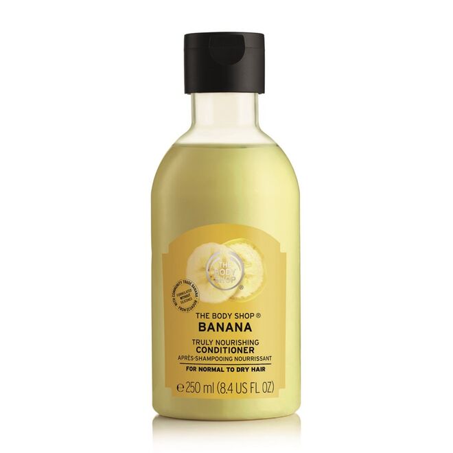VEGAN: Condicionador nutritivo de banana, 250 ml, €7, The Body Shop 