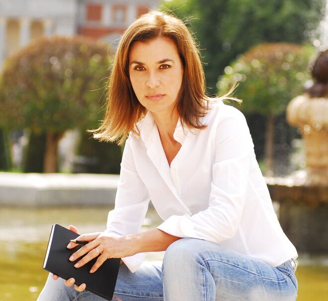 A autora do livro A Filha de Cayetana, Carmen Posadas.