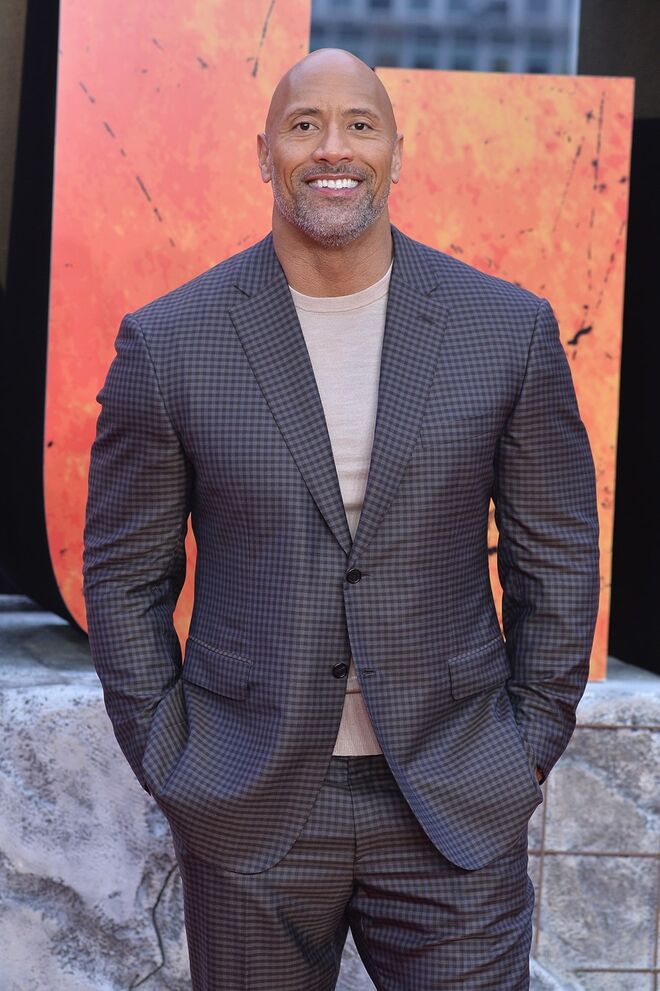 Dwayne Johnson, o 'The Rock', com US$124 milhões, aproximadamente €106,8 milhões
