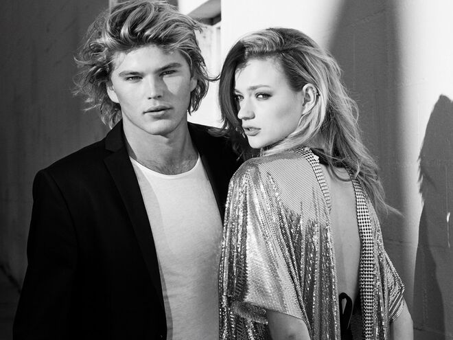 Sophia Ahrens e Jordan Barrett, os embaixadores de Lady Million Lucky e de 1 Million Lucky