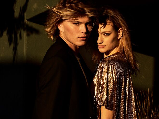 Sophia Ahrens e Jordan Barrett, os embaixadores de Lady Million Lucky e de 1 Million Lucky