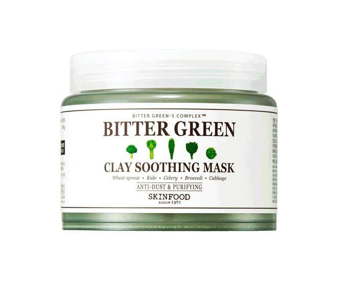 Bitter Green Clay Smooth Mask, €25,55, Skinfood, na Sephora