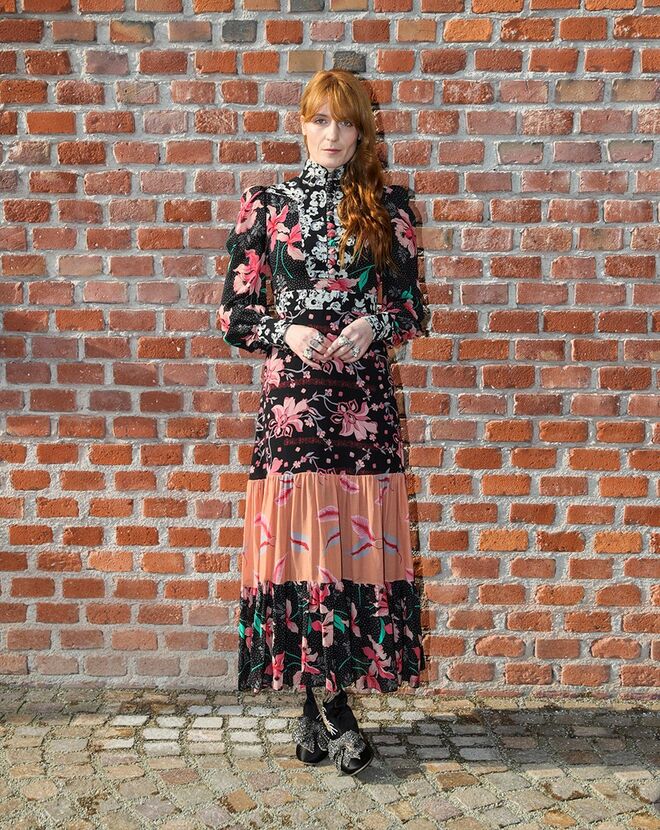 Florence Welch na Semana de Moda de Milão outono-inverno 2017/18, a 22 de fevereiro de 2017