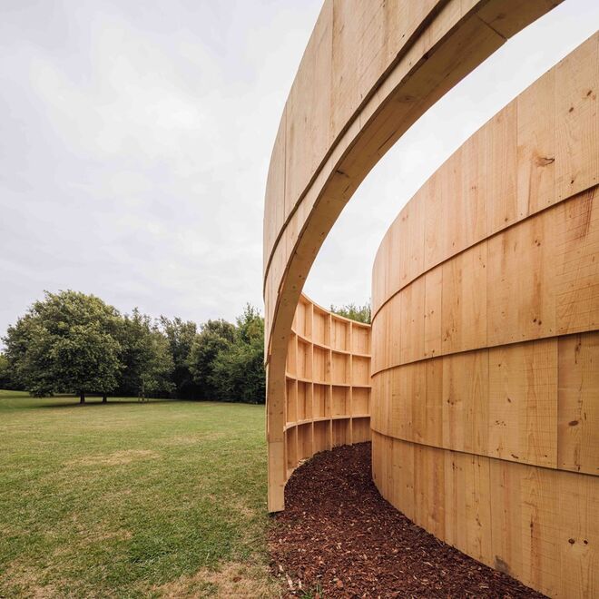 Pavilhão temporário do Jardim de Serralves, por Diogo Aguiar - categoria arquiteto emergente
