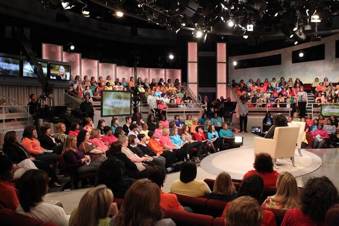 2010. O público no The Oprah Winfrey Show.