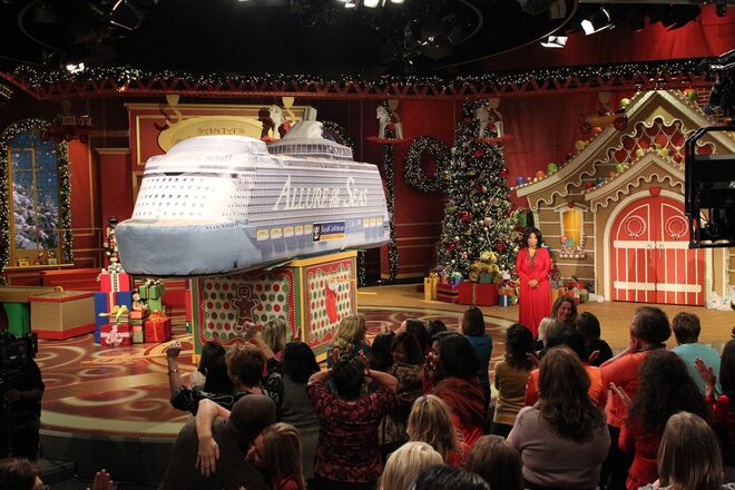 2010. Cenário para um episódio “Oprah’s Ultimate Favorite Things”.