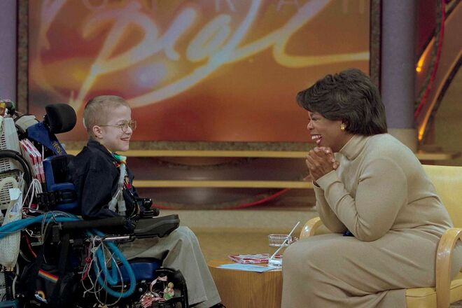 2001. Mattie Stepanek no The Oprah Winfrey Show.