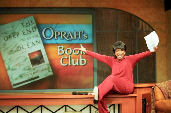 1996. A anunciar a seleção do primeiro Oprah’s Book Club.