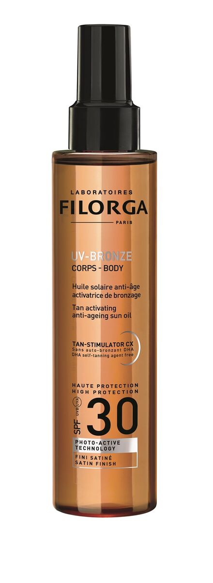 UV-BRONZE Óleo Solar, 150 ml, €30, Filorga