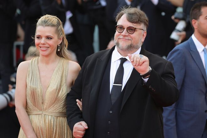 A guionista Kim Morgan e o realizador Guillermo del Toro