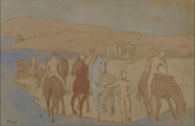 The Watering Place, Picasso. Obsession Nudes by Klimt, Schiele and Picasso no Metropolitan Museum de Nova Iorque.