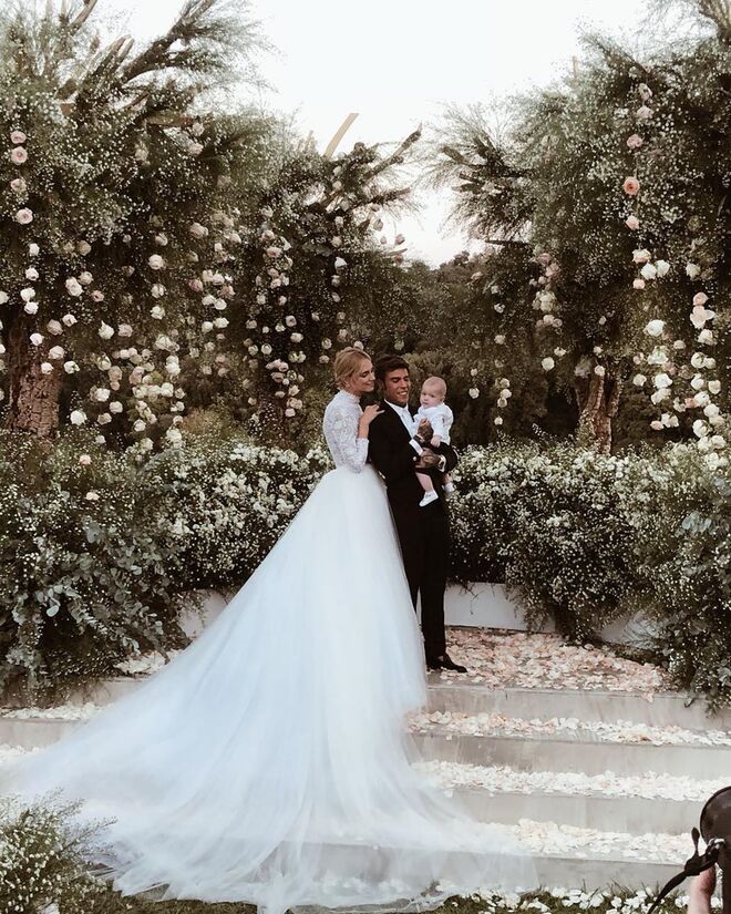 Chiara e Fedez com Leone