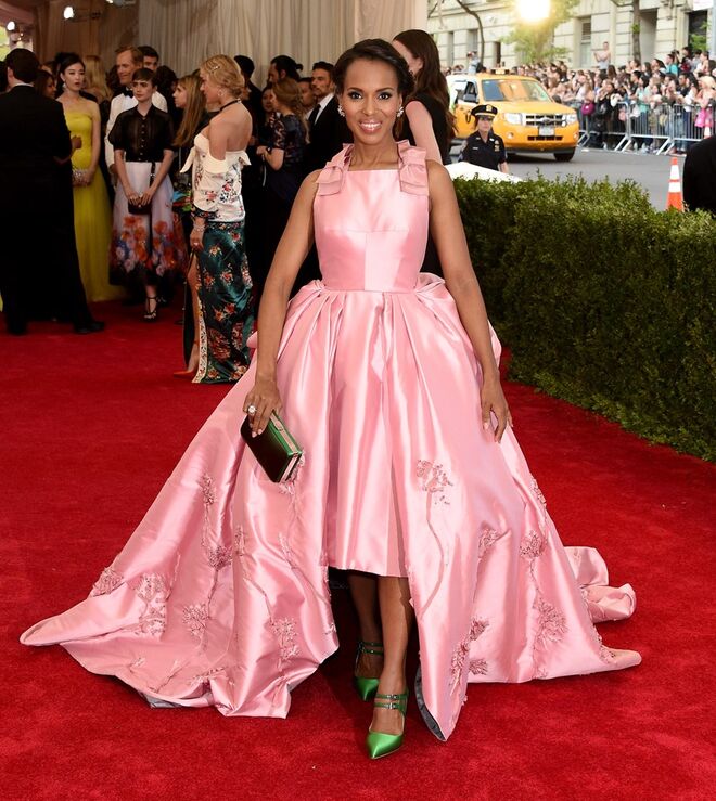 Kerry Washington na Gala do Costume Institute do Metropolitan Museum de Nova Iorque, em 2015.
