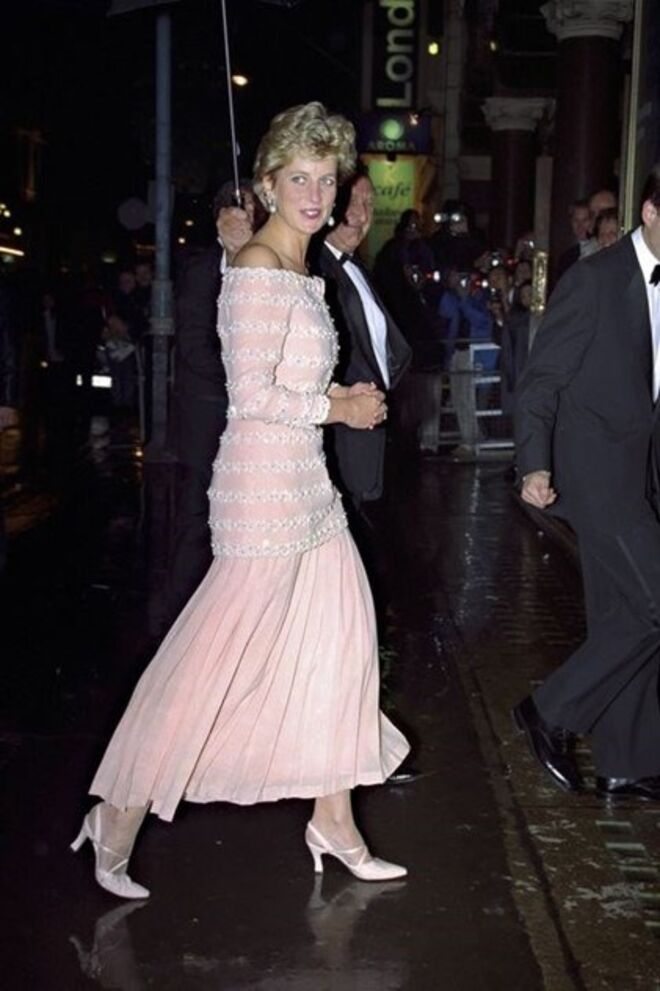 A princesa Diana em Londres, em 1993.