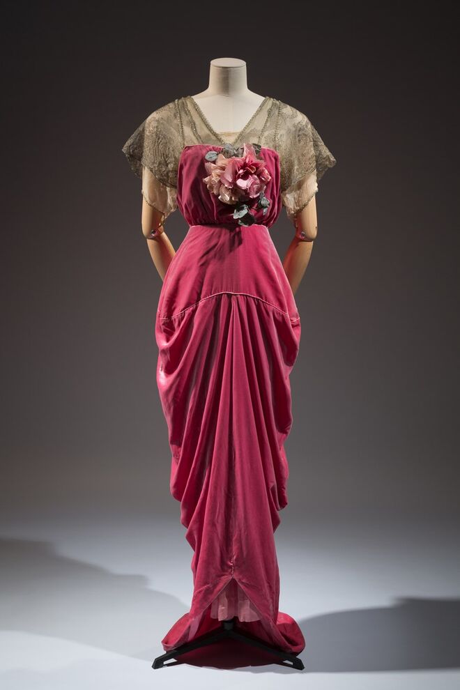 Vestido de noite de Robert, 1910-1914.