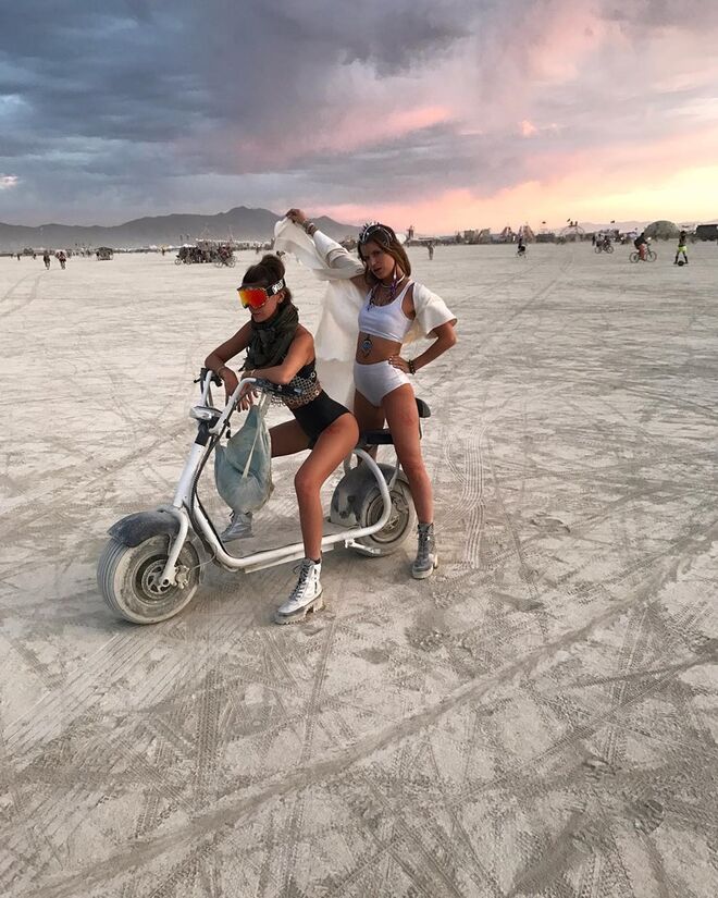 Bianca Brandolini e Eugenie Niarchos