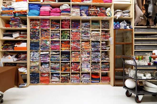 O interior do atelier Petit h, em Paris.