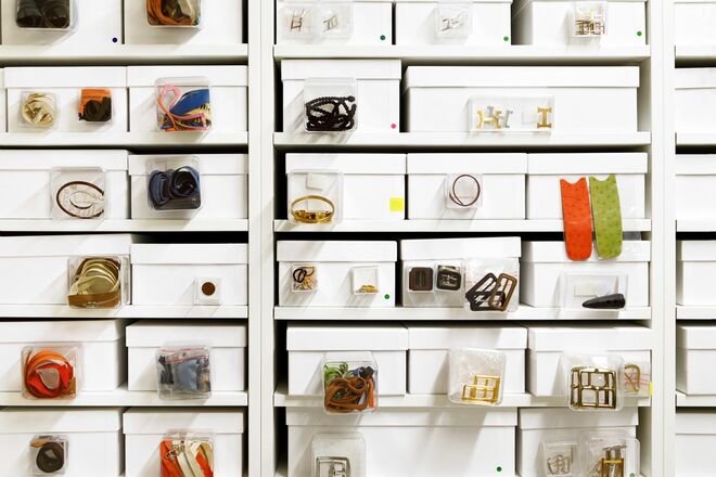 O interior do atelier Petit h, em Paris.