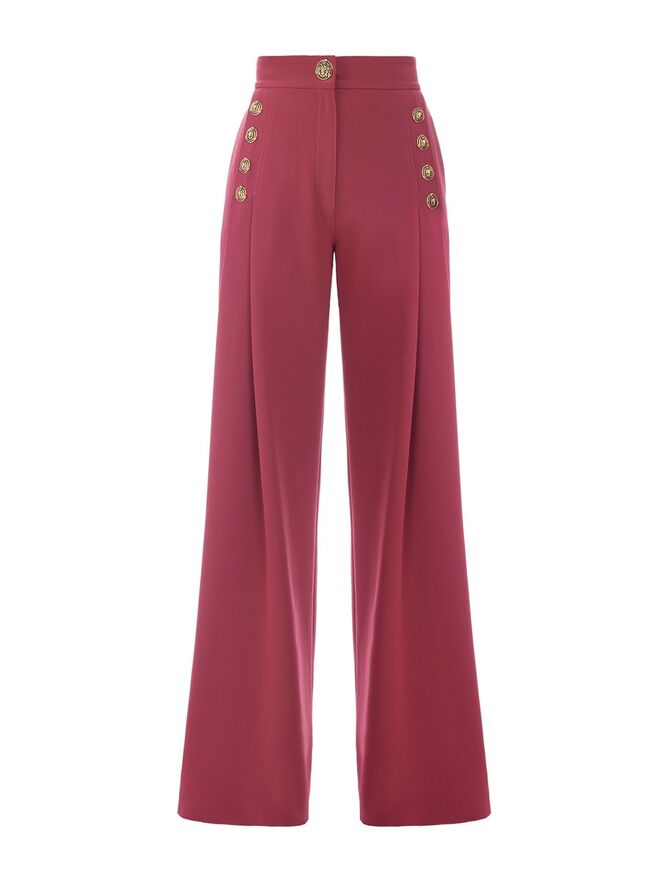 Calça larga, €425, Elisabetta Franchi