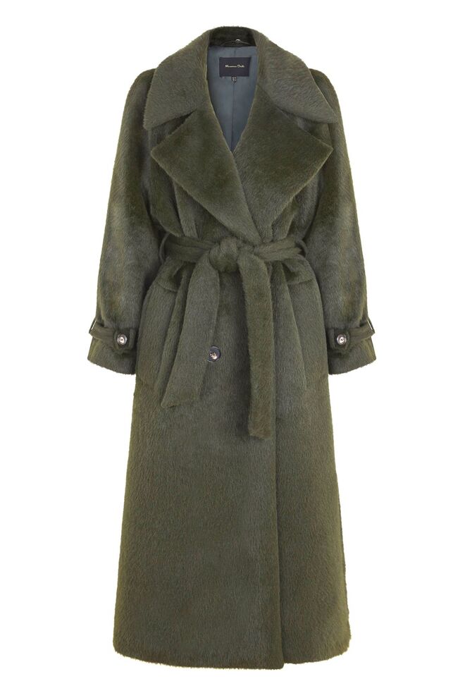 Limited Edition Casaco de Alpaca/Lã Cruzado, €399, Massimo Dutti