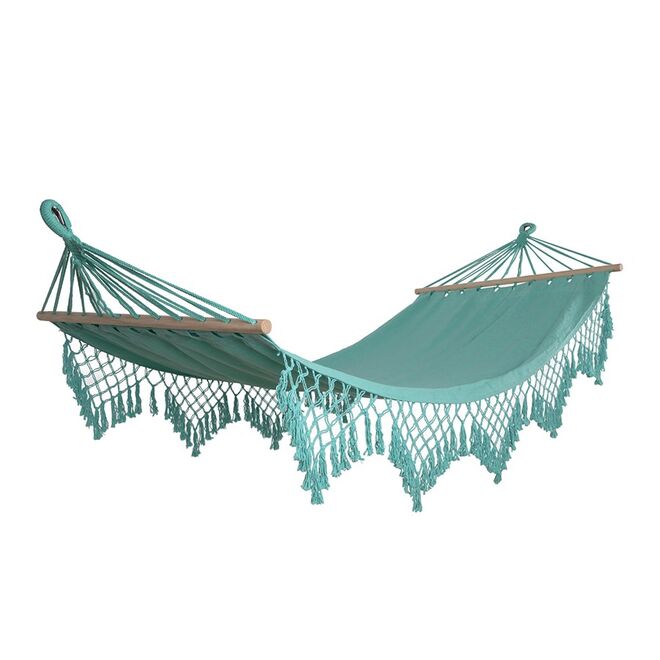 Rede de pendurar com franjas Varadero, €49,95, El Corte Inglés