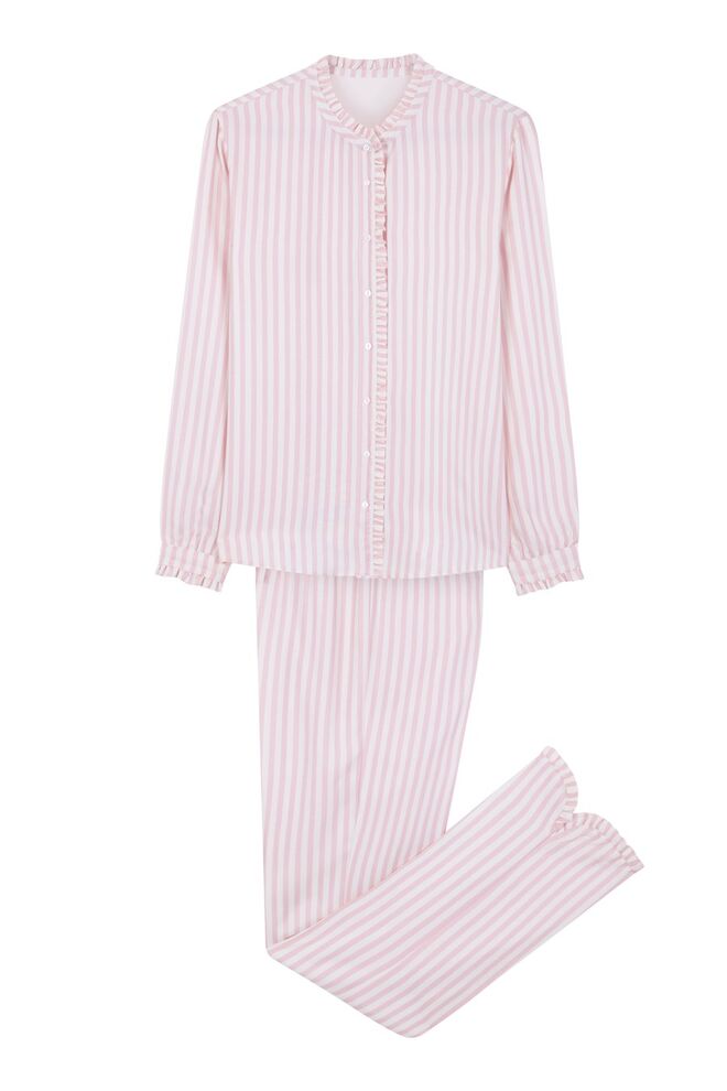 Pijama comprido às riscas, € 34,99, Women'Secret 