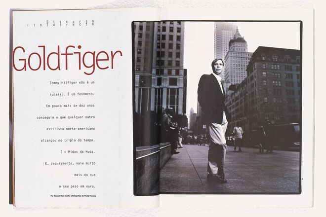 Tommy Hilfiger, o criador de moda que é um fenómeno. Em 1996. Por Manuel Dias Coelho. Fotografia: Pedro Ferreira.