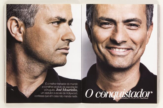 José Mourinho: o treinador português falou com Maria Elisa Domingues em Londres. Outubro de 2006. Fotografia: Pedro Ferreira.