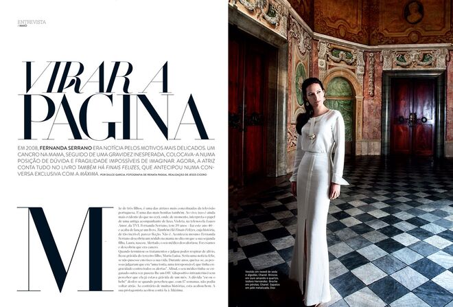 Fernanda Serrano, quando lançou o livro Também há Finais Felizes. Maio de 2013. Por Dulce Garcia. Fotografia: Renata Paskal.