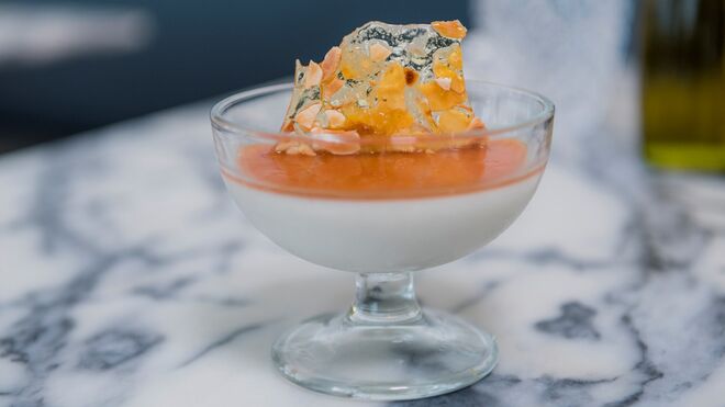 Panna Cotta com calda de caramelo salgado