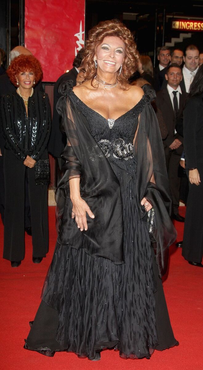 Sophia Loren no Festival de Cinema de Roma, em 2007