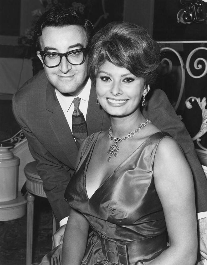 Peter Sellers e Sophia Loren em 1960