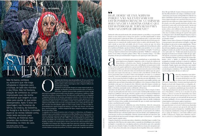 Saída de emergência. A mais recente crise de refugiados em reportagem nas fronteiras da Sérvia, Croácia, Eslovénia, Hungria e Áustria. Novembro de 2015. Por Pedro Jorge Castro.