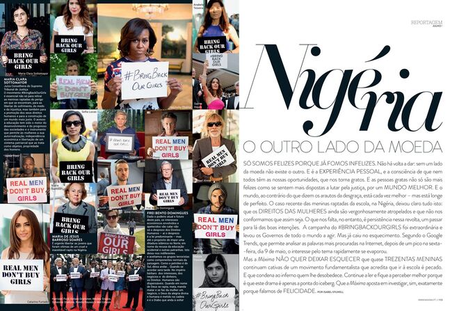 Nigéria – O outro lado da moeda. O rapto em massa de meninas na Nigéria e a campanha #BringBackOurGirls. Julho de 2014. Por Isabel Stilwell.