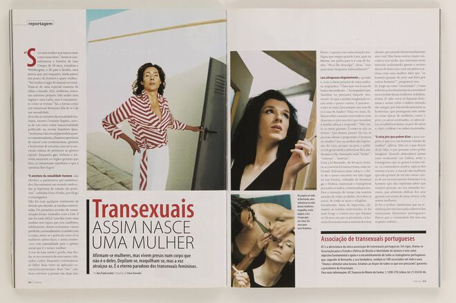 Transexuais – Assim nasce uma mulher. Mulheres presas em corpos que não são delas. 2003. Por Ana Paula Lemos.